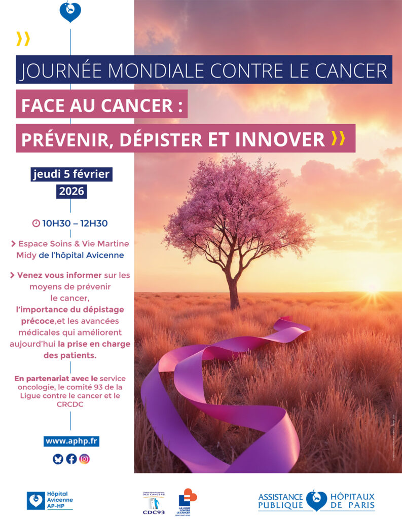Affiche Journée Mondial contre le cancer AVC fév2026 DEF